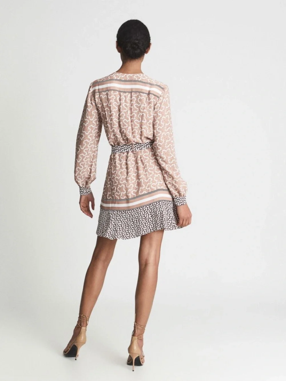 Georgie mixed print dress